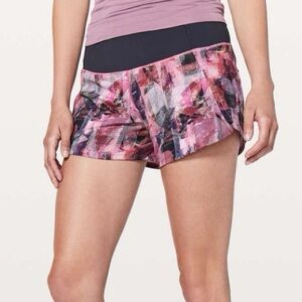 lululemon athletica run times shorts